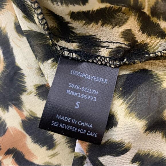 Vici tassel sisters leopard print blouse - Picture 5 of 8